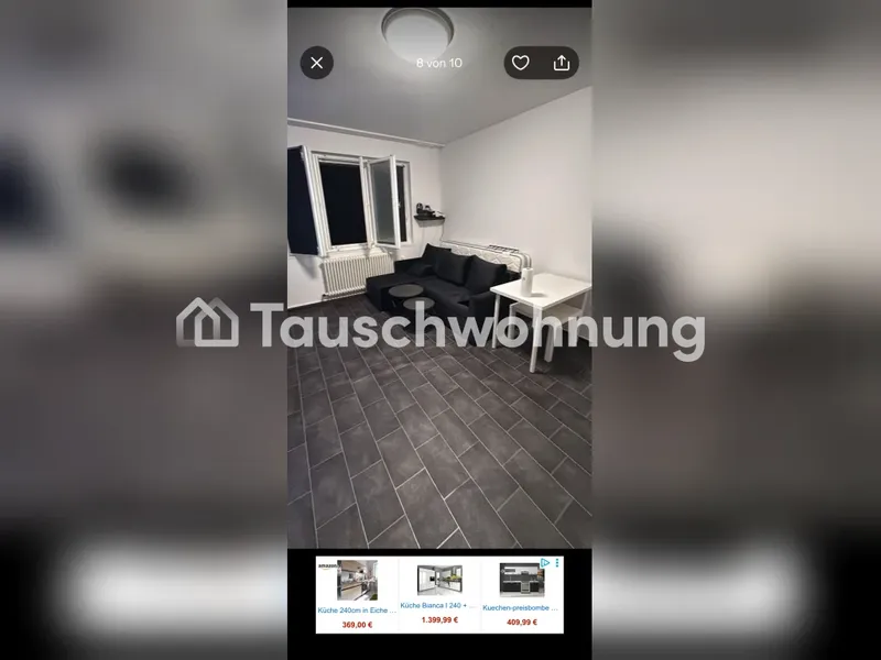 Tauschwohnung: Suche 3–4 Zimmer – biete schöne 2-Zimmer-Wohnung mit Garten — photo 1